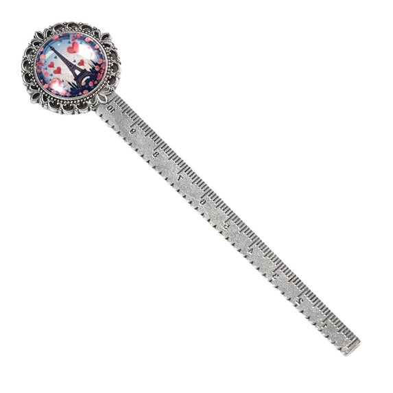 Valentine's Day Vintage Silver Lace-Edged Book Marks: a Gift for Readers and Book Lovers