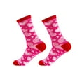 thumbnail image 1 of Valentine's Day Warm Socks for Women Knit Winter Fashion Thermal Soft Funny Unisex Funny Socks Hot Pink, 1 of 6