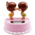 thumbnail image 1 of Valentine's Day Wedding Decor. Solar Powered Boy Girl on Pink Cake Perfect Gift KT00019, 1 of 2