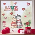 thumbnail image 1 of Valentine's Day Window Clings for Glass Windo Valentines Day Heart Window Stickers Decals Decorations Party Supplies for Wedding Anniversary Valentines, 1 of 6