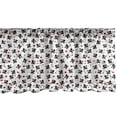 thumbnail image 1 of Ambesonne Valentine's Day Valance Pack of 2, Cupid Angels Hearts, 54"X12", Charcoal Grey Vermilion, 1 of 4