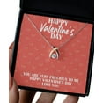 thumbnail image 1 of Valentine's Day - Wishbone Dancing Necklace Gift for Girlfriend, Valentine Happy for Lover, Gift for her, 1 of 2