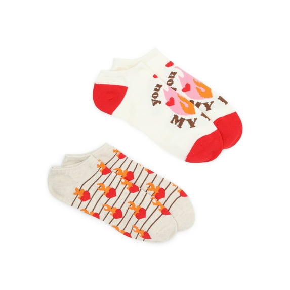 Women's No-Show Socks Gift Set, 2-Pack