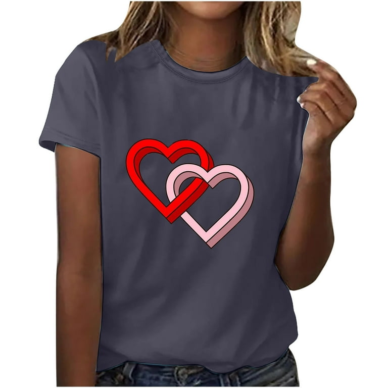 women's valentine t shirts