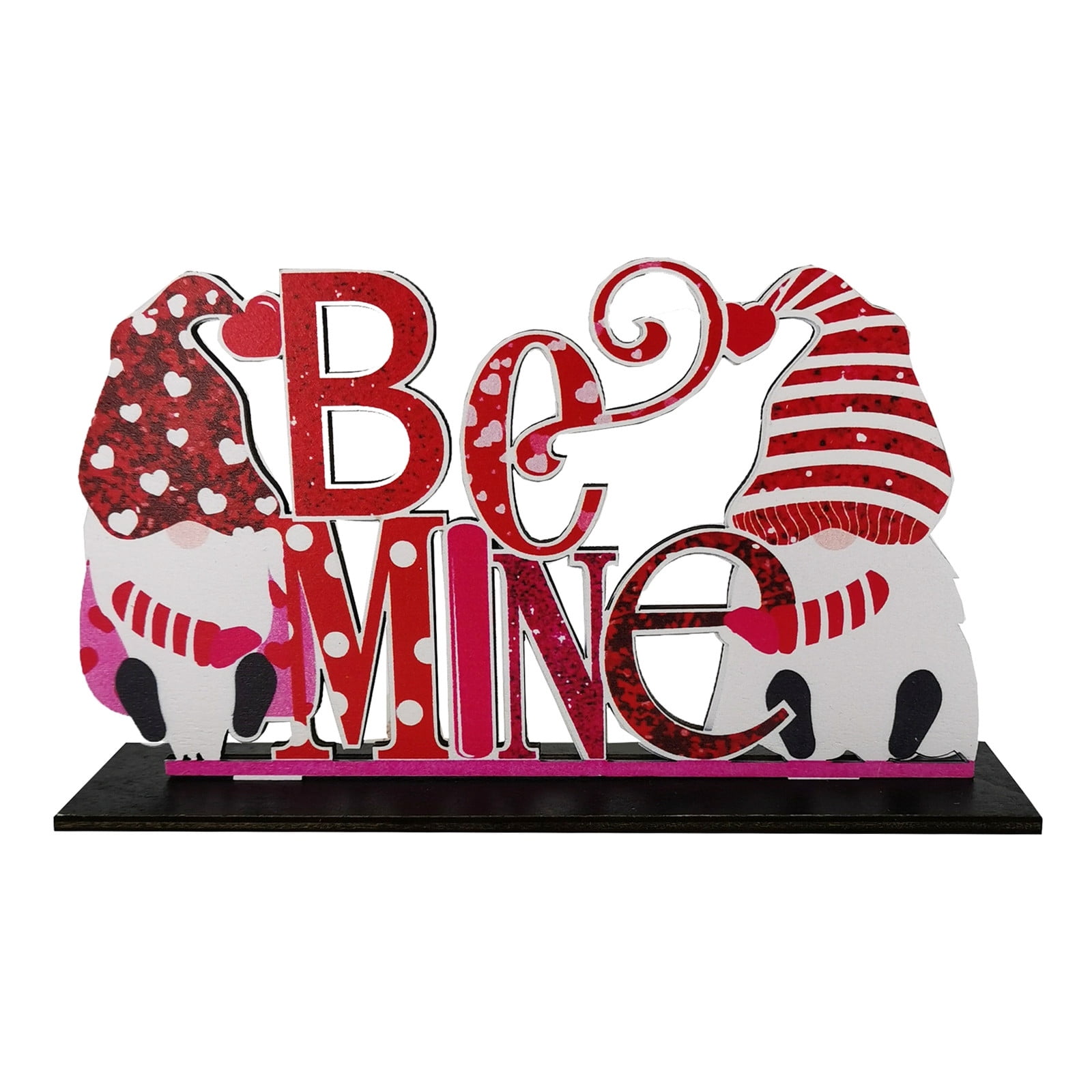 Valentine's Day Wood Sign Decorations, Romantic Valentine Tabletop