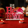 thumbnail image 1 of Valentine‘s Day Wooden Letter & Heart Table Decor - Romantic Centerpiece Scene Layout for Dining Table or Home, Unique Gift A, 1 of 6