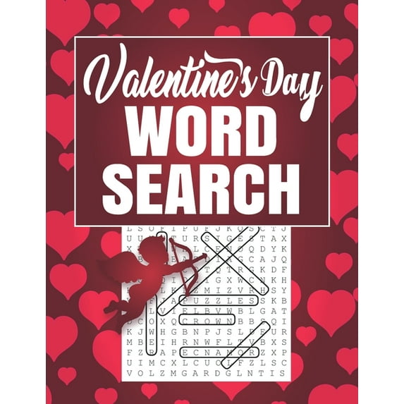 Valentine's Day Word Search: Word Search Puzzles for Everyone - Large Print Word Search Puzzles - Holiday Fun for Everyone themed word search puzzl