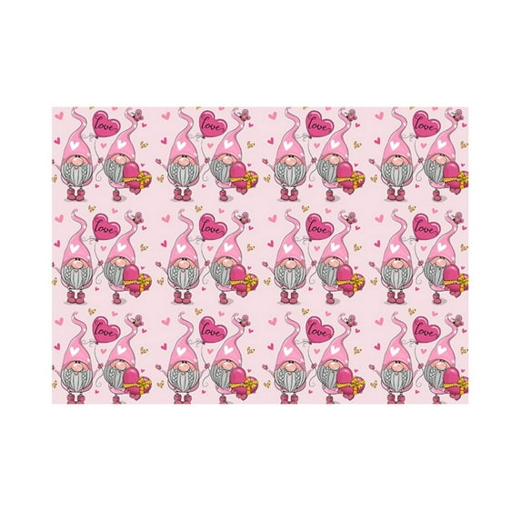 Valentine's Day Wrap Paper Roll for with Heart Patterns Quality Large Sheet for Craft Valentine Decor Home Decor