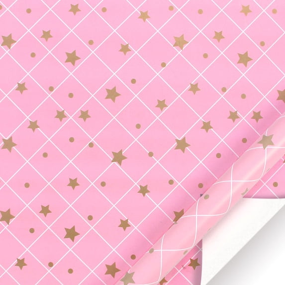 Valentine's Day Wrapping Paper Roll,Mother's Day Wrapping Paper,Reversible Heart Wrapping Paper,Gift Wrapping Paper, 27"X19",Gift Wrap for Mothers Day,Valentines Day Birthday,Wedding,Anniversary