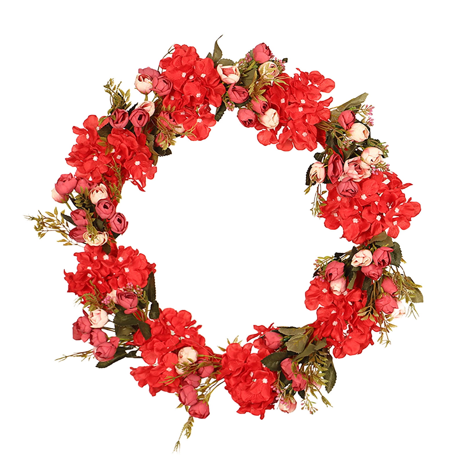 Valentine's Day Wreath Long Stem Artificial Flowers for Tall Vase Small