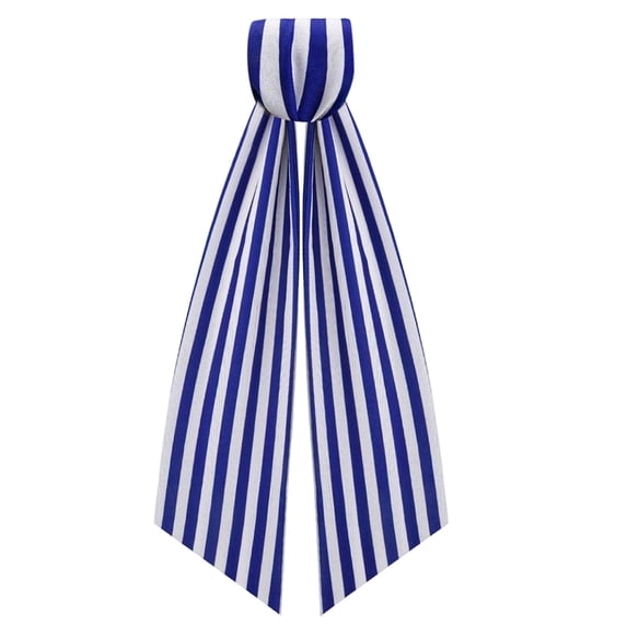 Valentine's Day Wreath Sash Blue - 60In Striped Decorative Ribbon for Front Door & Wedding