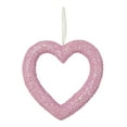 thumbnail image 1 of Valentine's Day Wreath for Front Door, Shiny Sequins Heart Shaped Wreath Hanging Wall Decorations - 12 Inches, Valentines Outdoor Décor, 1 of 5