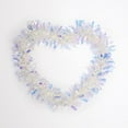 thumbnail image 1 of Valentine's Day Wreaths with Lighted- 12" Heart Wreaths for Front Door Valentines Decorations Heart Shaped Tinsel Wreath and LED Light for Wedding Proposal Engagement Party, 1 of 6