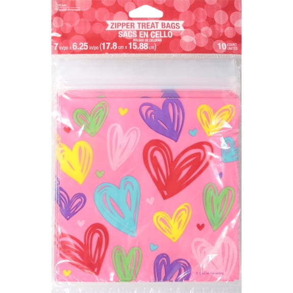 Creative Converting Zipper Treat Bags 10 ea