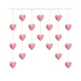 thumbnail image 1 of Valentine’s Decoration Pink Heart Hanging Ornament,Korean Style Curtain Pendent Romantic Decor for Valentine’s Door Home Bedroom, 1 of 5