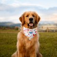 thumbnail image 1 of Valentine's Dog Bandana, Water Scarf Dog, Soft Cotton Adjustable Pet Scarf for Small, Medium, and Large Dogs, Cute and Comfortable Dog Accessory(17.7"*25.6",G), 1 of 3