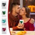 thumbnail image 1 of Valentine's Gift under $5! Cagogo Valentine's Day Pocket Heart Gift, Graduated Color Hug Love Token, Romantic Present for Girlfriend Boyfriend, Anniversary Wedding Party Favor, 1 of 9