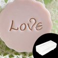 thumbnail image 1 of Valentine's Gift Valentines Day Clear Acrylic Handmade Soap Stamp Love Heart Rose Pattern Chapter, 1 of 21