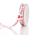 thumbnail image 1 of Valentine's Gift Valentines Ribbon Birthday Ribbon For Wreaths Heart Ribbon For Gift Wrapping, 1 of 10