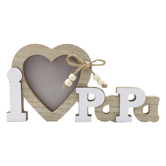 Valentine's Gifts I Love Papa Picture Frame Personalized Picture Frame for Couples Picture Frame for Table Top Display and Wall Mounting Photo Frame Wedding Gift