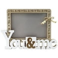 thumbnail image 1 of Valentine's Gifts You & Me Picture Frame Personalized Picture Frame for Couples Picture Frame for Table Top Display and Wall Mounting Photo Frame Wedding Gift, 1 of 6