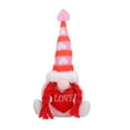thumbnail image 1 of Valentine’s Gnome Doll with Heart Accents, Handmade Red White Gnome Decor for Him Her – Weighted Bottom Festive Tabletop Ornament for Mantel, Shelf, Romantic Dinner or Holiday Gift, 1 of 2