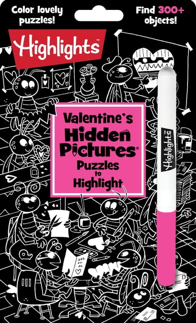 Valentine's Hidden Pictures Puzzles to Highli