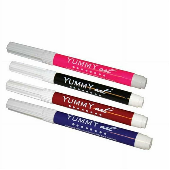 Valentine's/Love Color Set Edible Ink Markers, 4PK