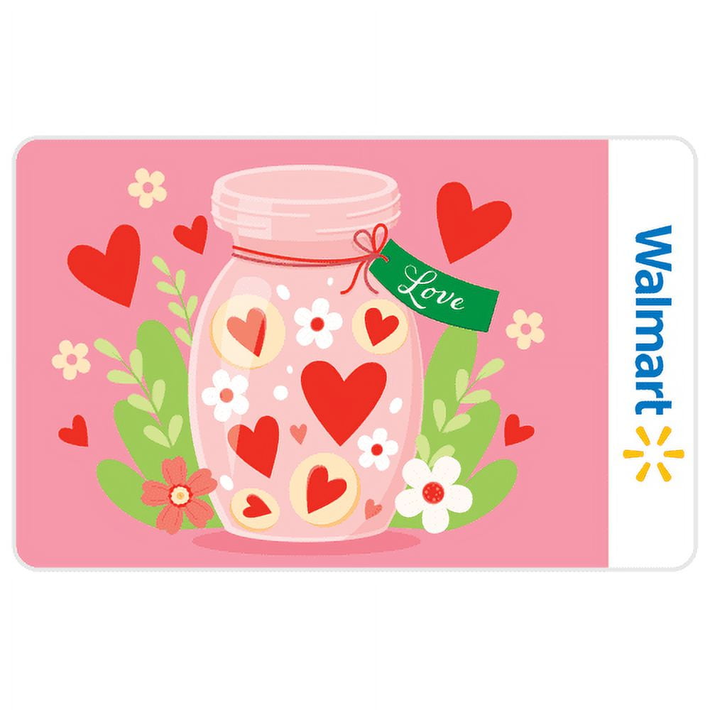 Valentine's Lovely Jar Walmart Gift Card