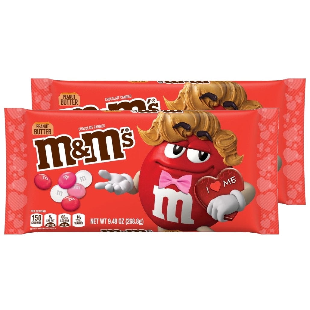 M&M'S Peanut Butter Chocolate Valentine Candy 9.48 oz. 