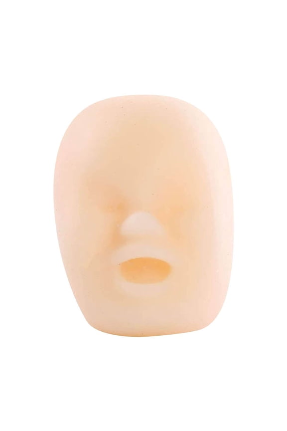 Valentine‘s Prank Gift - Funny Ugly Face Squishy Toy, Stress Relief Ball for Anger Management, Weird & Gross Expression Keychain(B)