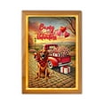 thumbnail image 1 of Be My Valentine's Rhodesian Ridgeback Truck Full of Love Flower Balloon Acrylic Plaque with Wood Photo Frame Box Ridgebacks Dog Lover Gifts Light Box - 02029, 1 of 5