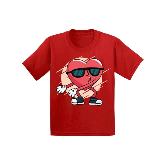 Valentine's T-shirt Funny Heart Dance Baby Shirt Valentine's Day Gifts