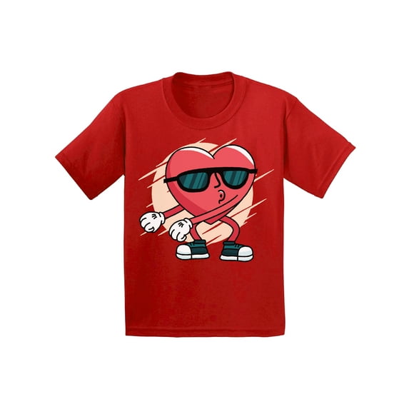 Valentine's T-shirt Funny Heart Dance Baby Shirt Valentine's Day Gifts