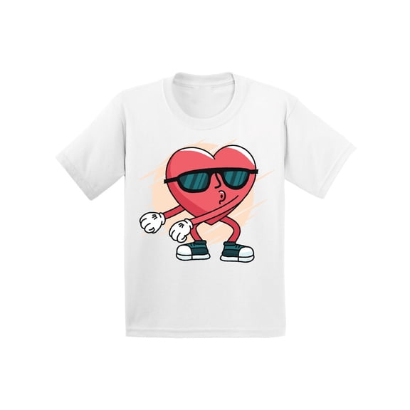 Valentine's T-shirt Funny Heart Dance Toddler Shirt Valentine's Day Gifts