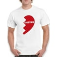 thumbnail image 1 of Valentine's Together T-Shirt Men -Smartprints Designs, Male 4X-Large, 1 of 4
