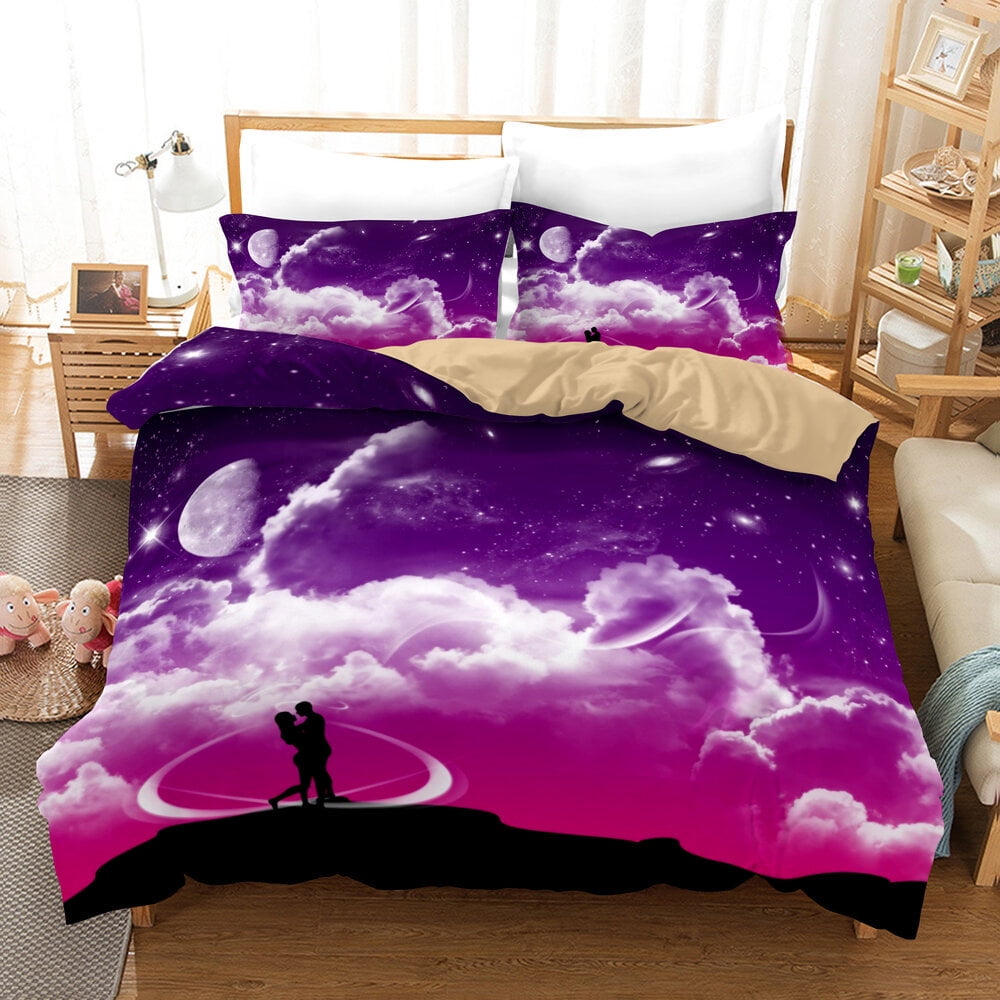 Valentines Bedding Twin Full Queen King Sizes Heart Duvet Cover Set