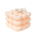 thumbnail image 1 of Valentines Bubble Candle, Heart Shape Candle, Scented Candle, Soy Wax Candle, Decorative Cube Candle, Aromatherapy Candle for Home Wedding Birthday Kitchen Aesthetic Decor, 1 of 6