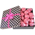 thumbnail image 1 of Valentines Chocolate Raspberry Cremes Hearts Pokodot Gift Box by It's Delish - Great Valentines Day Gift - New Year Events Fathers Mother Day Family Parties Valentines Anniversary - Kosher, Non-Dairy, 1 of 7