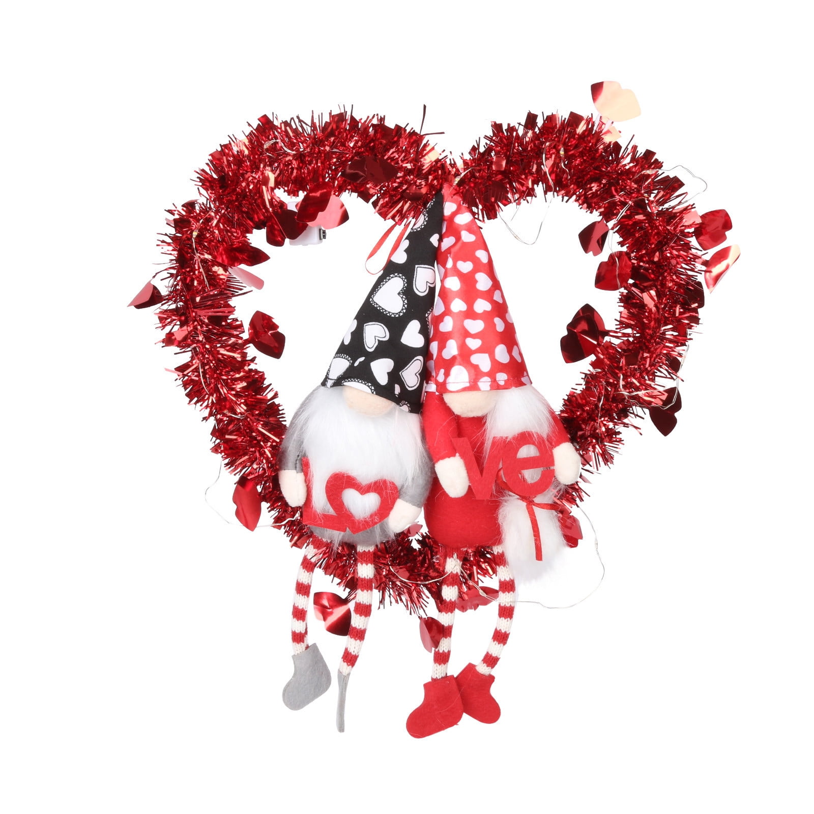 Valentines Clearance! mtvxesu Valentine Heart Wreath Red, Valentine's