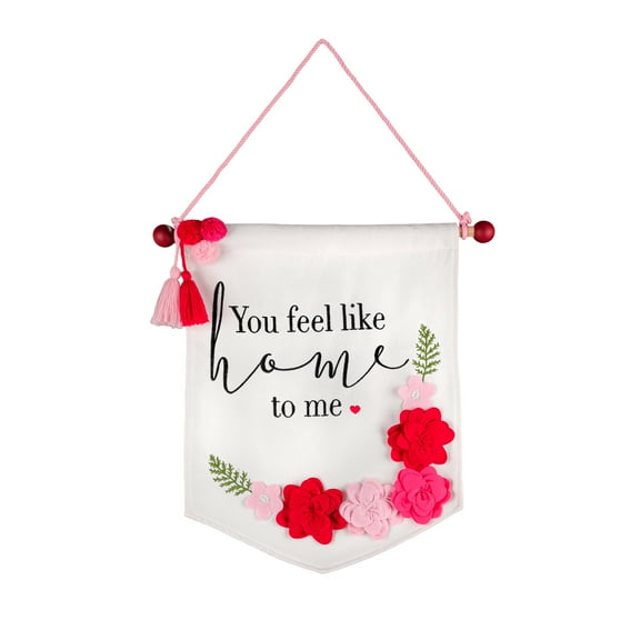 Valentines Day 18" flowered banner by National Tree Company