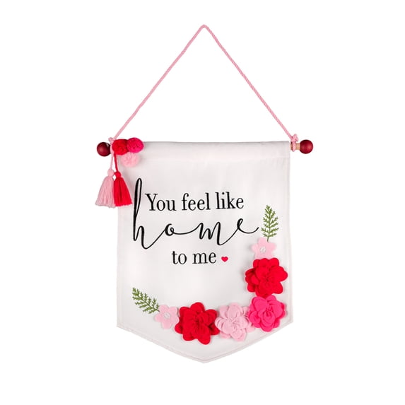 Valentines Day 18" flowered banner by National Tree Company