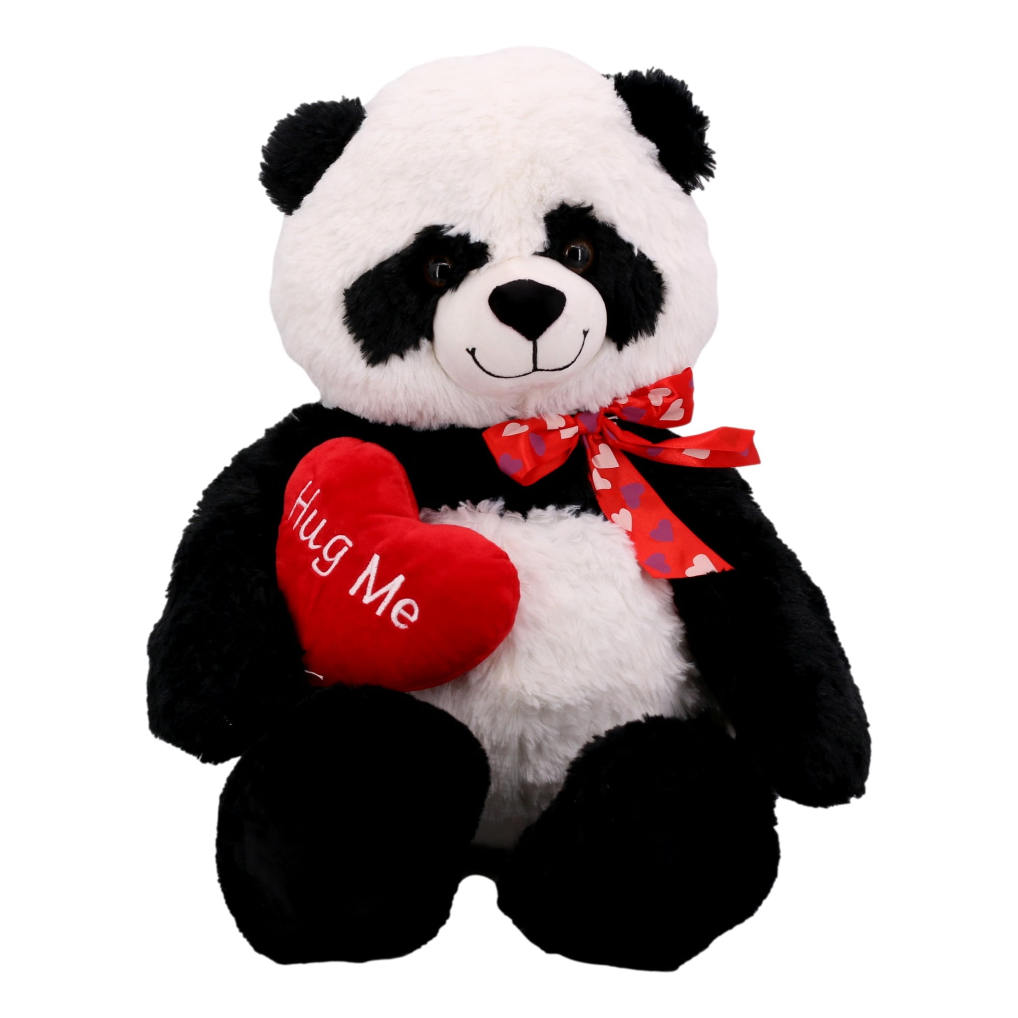 Valentines Day 28 Inch Plush Teddy Hug Me Panda Bear Stuffed Animal Valentine Anniversary