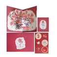 thumbnail image 1 of Valentines Day 3D Card, Pop Up Rose Flower Card, Greeting Card with Envelopes, 3D Pop Up Anniversary Card Mother's Day Gift, Romantic Thinking of You Card for Wife,Girlfriend, 1 of 7