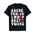 thumbnail image 1 of Valentines Day Alphabet Abc Love You Teacher Kids Toddler T-Shirt, 1 of 5