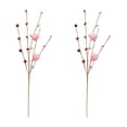 thumbnail image 1 of Valentines Day Artificial Heart Flowers Berry Stems, Ngxiha 2Pc Red Pink White Heart Shaped Valentines Picks for Wedding Anniversary Vase Filler Valentine Decorations for Home Party, 1 of 9