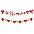 thumbnail image 1 of Valentines Day Banner Decorations, Red Gold Glitter Be Mine Banner Heart Garland Decorations for Valentine's Day, Wedding Anniversary Engagement Party Supplies, 1 of 5
