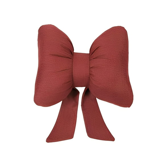 Valentines Day Bow Pillow, Soft Bow Throw Pillow Cute Bowknot Pillow Bow, Decorative Bowknot Pillow, Aesthetic Home Decor, Stuffed Bow Lumbar Pillow for Bed Couch Living Room Decor
