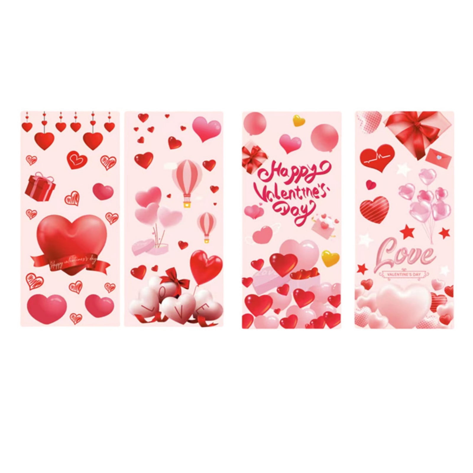 Valentines Day Candy Bags, Red Heart Snacks Bags with Gold Ties ...