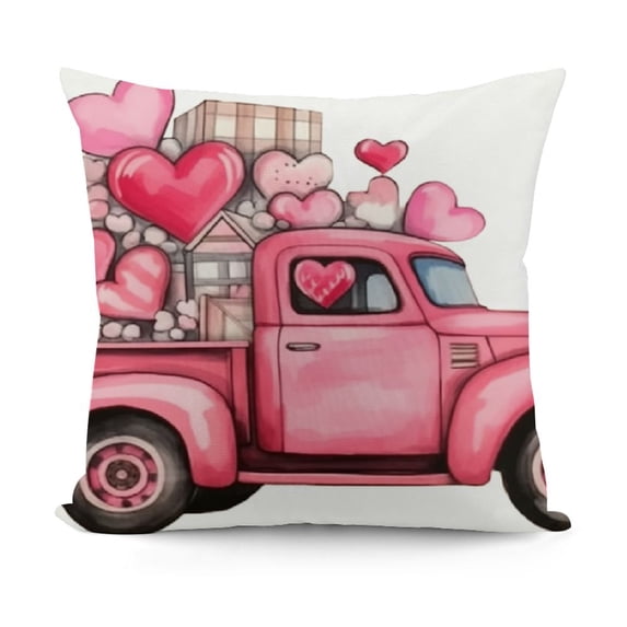 Valentines Day Car Decor Pillow Case Decoration for Home Sofa Couch